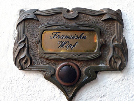 Türklingel Jugendstil Franziska Wipf