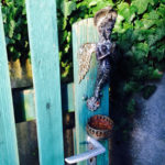 Öffnen sie das Gartentor